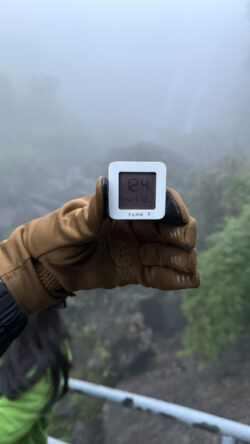 12.7°C at Silver Waterfall