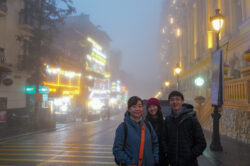 Sapa town outside MGallery Hotel